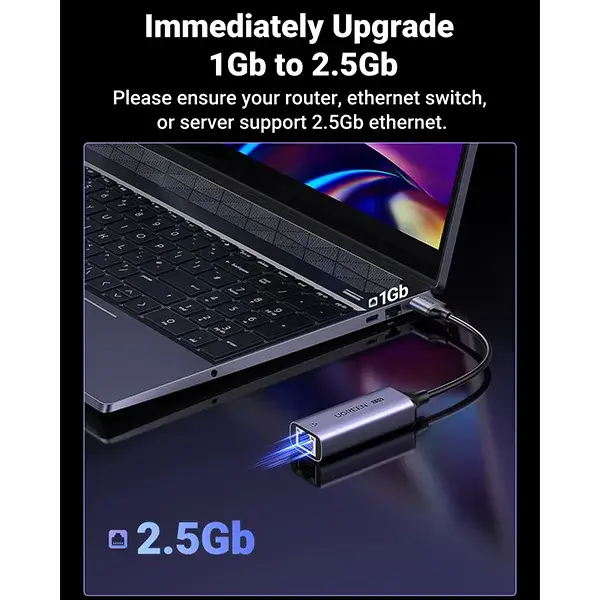 UGREEN CM648 (25051) USB-A to RJ45 2.5G Ethernet Adapter