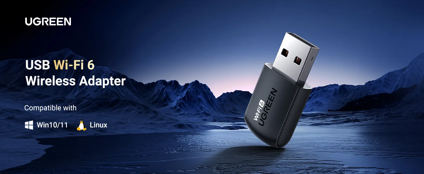 UGREEN CM762 (35264) AX900 USB Dual Band Wi‑Fi Adapter