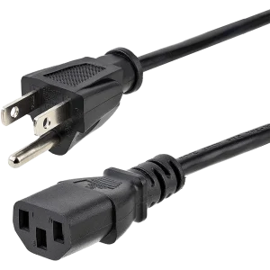 Desktop Power Cable 3 Pin Universal Power Cord