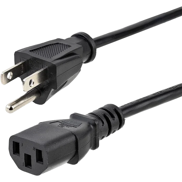 Desktop Power Cable 3 Pin Universal Power Cord