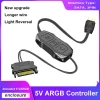 ARGB 5V 3-Pin to SATA Interface Mini RGB Controller Cable for PC