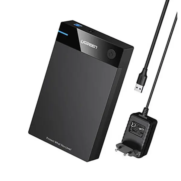 Ugreen-50422-(2)-600x600 UGREEN US222 50422 USB 3.0 SATA HDD SSD Enclosure
