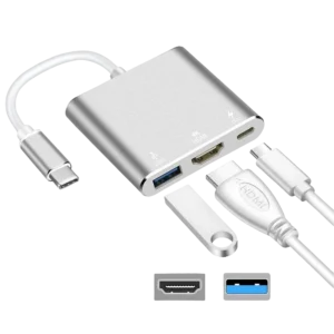 Type C USB 3.1 To USB-C 4K HDMI USB 3.0 Adapter Cable