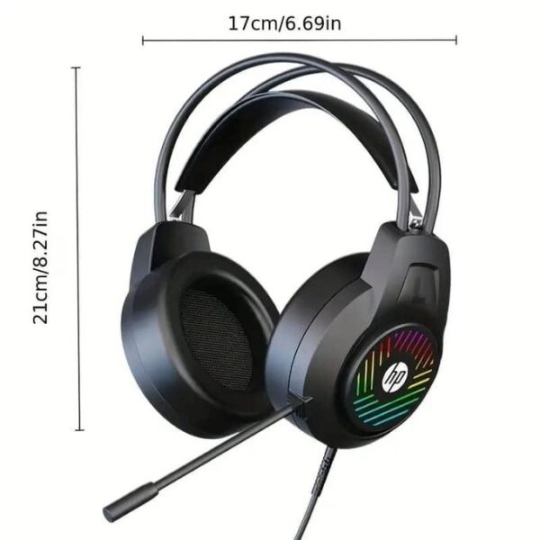 1 HP DHE-8008U USB RGB 7.1 Virtual Surround Gaming Headset