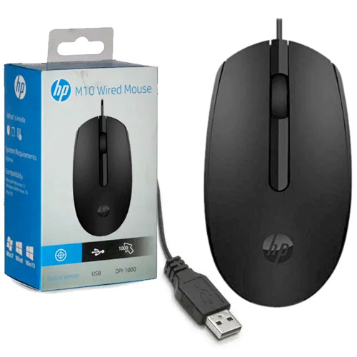 HP M10 USB Wired Optical Mouse