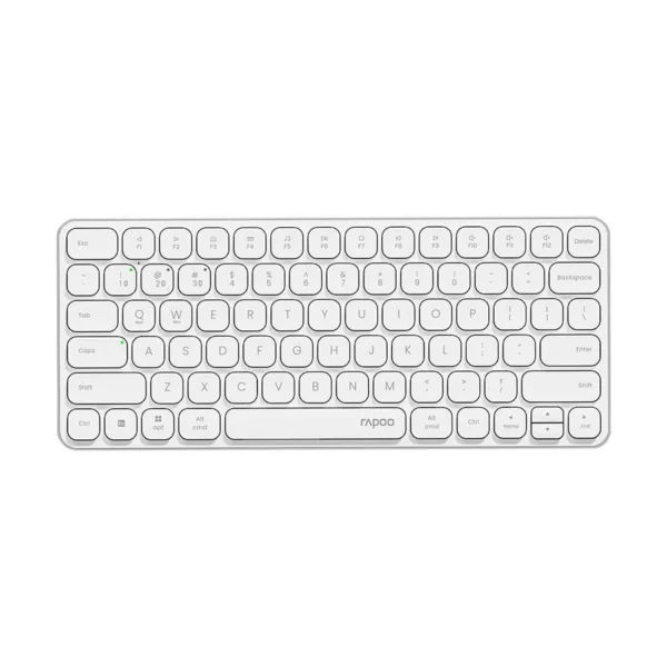 Rapoo E9050L White Dual Mode Ultra-Slim Wireless Keyboard